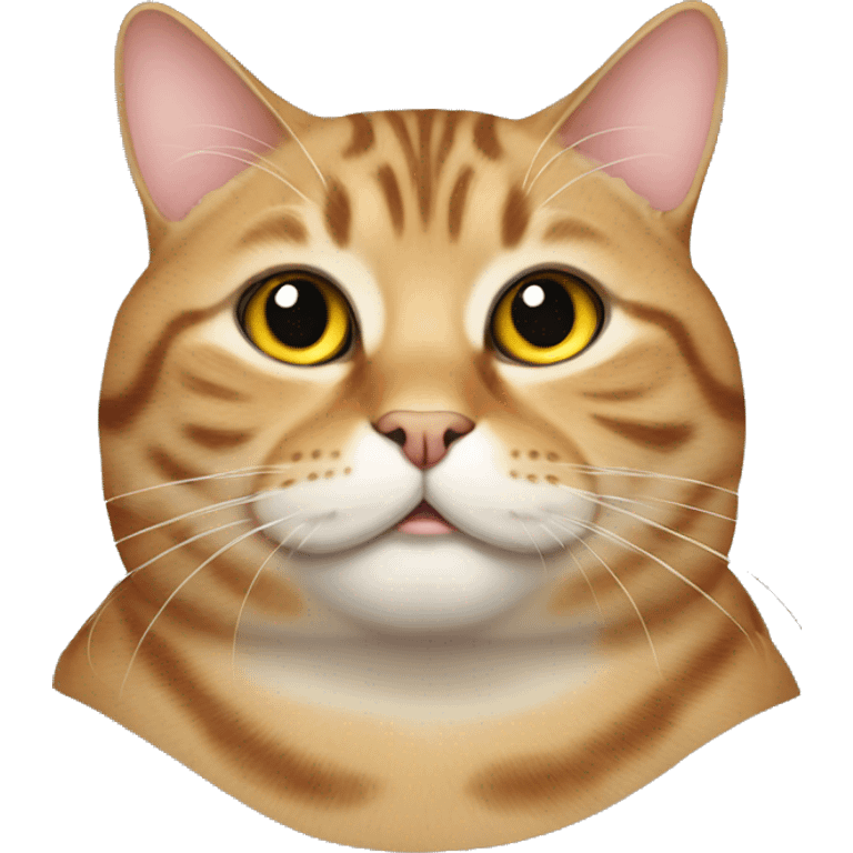 Fat tabby cat emoji