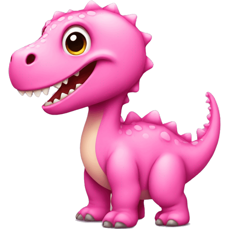 Pink cute Dinosaur  emoji