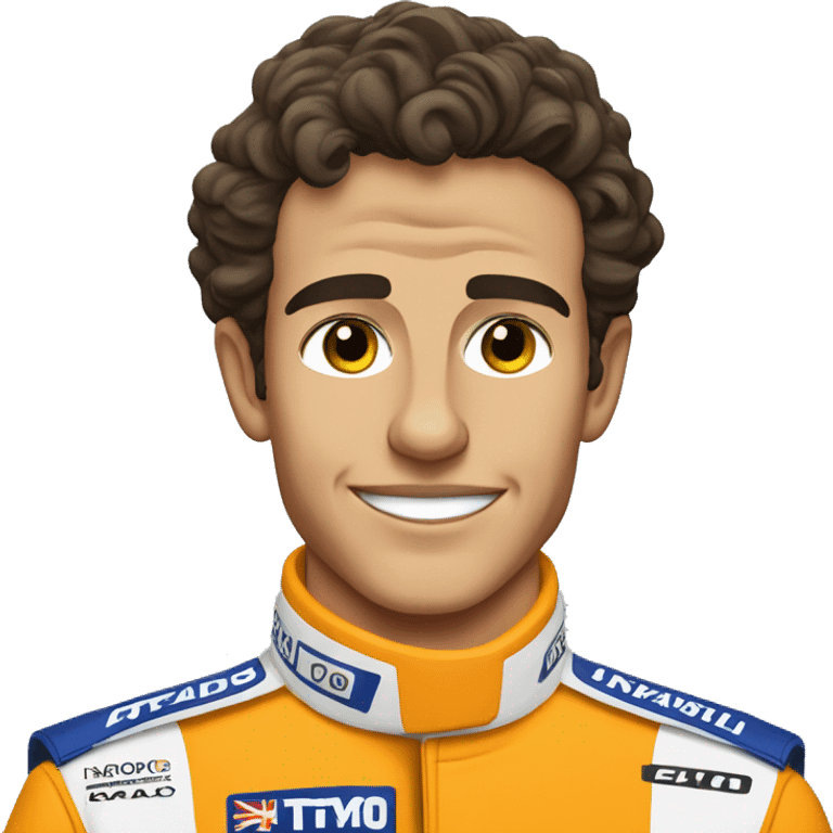 Lando Norris formula one driver emoji