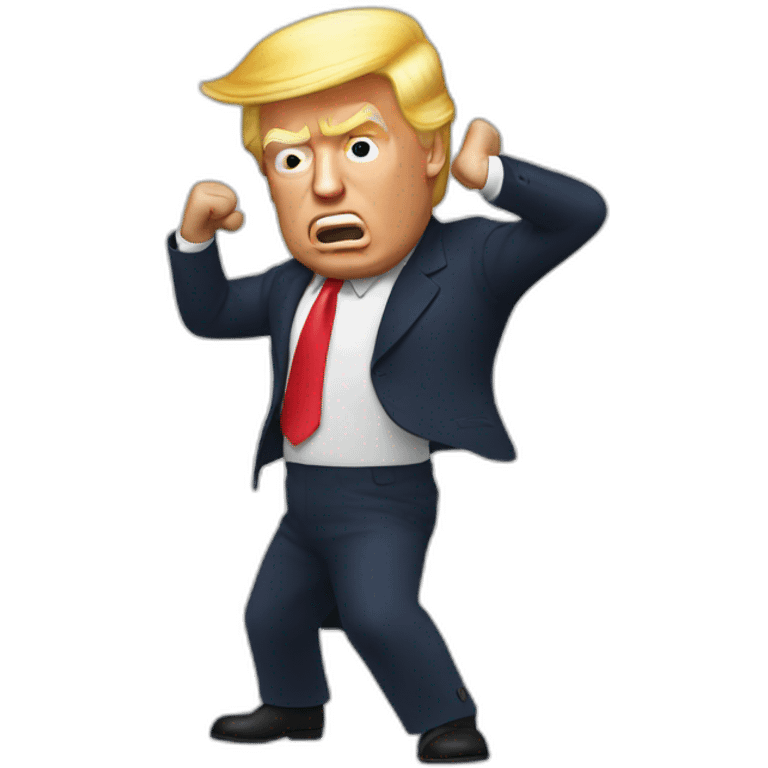 Donald Trump dab emoji