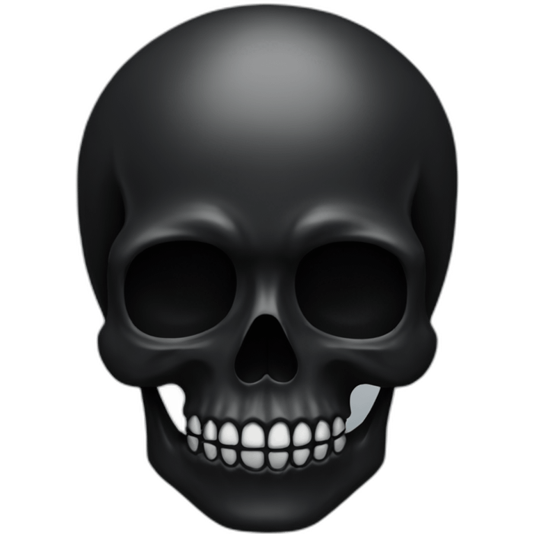 black skull emoji