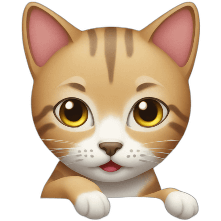 cat massage emoji