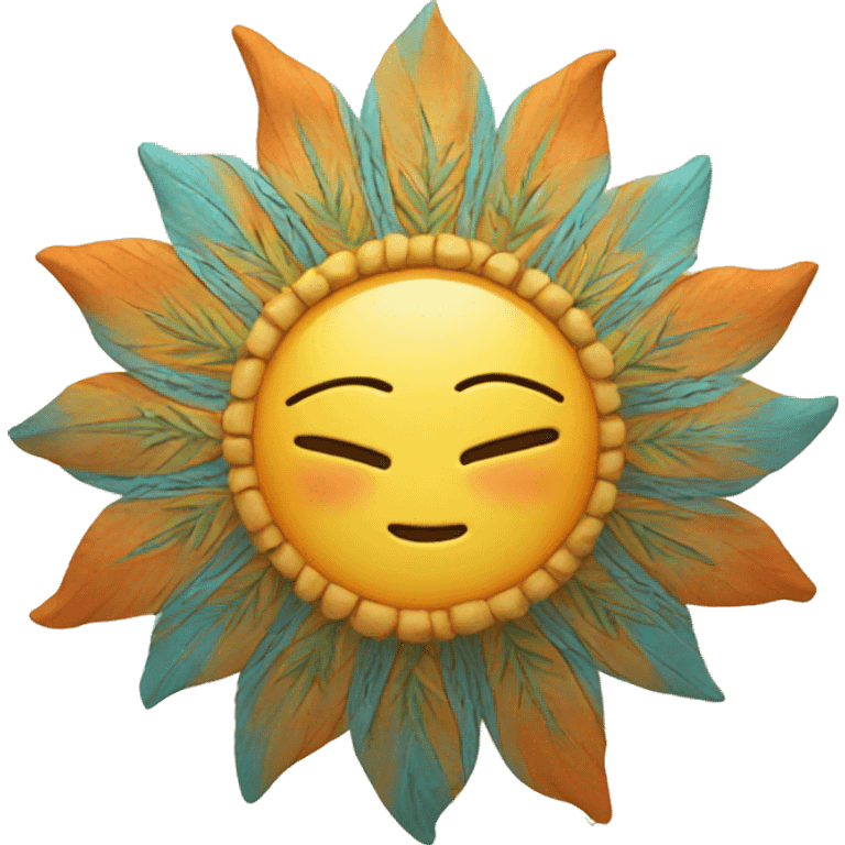 boho sun emoji