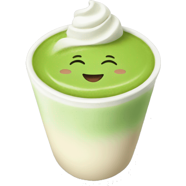 Matcha latte  emoji