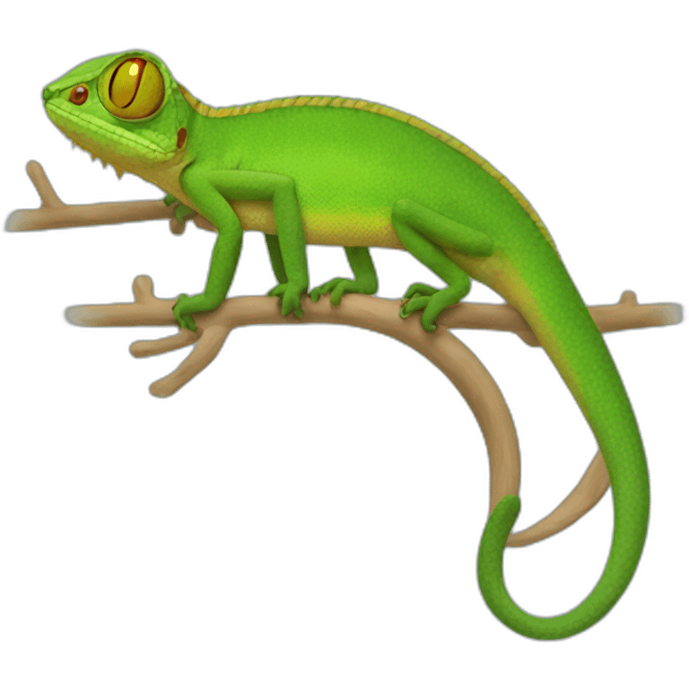 Camaleon Jamaica emoji