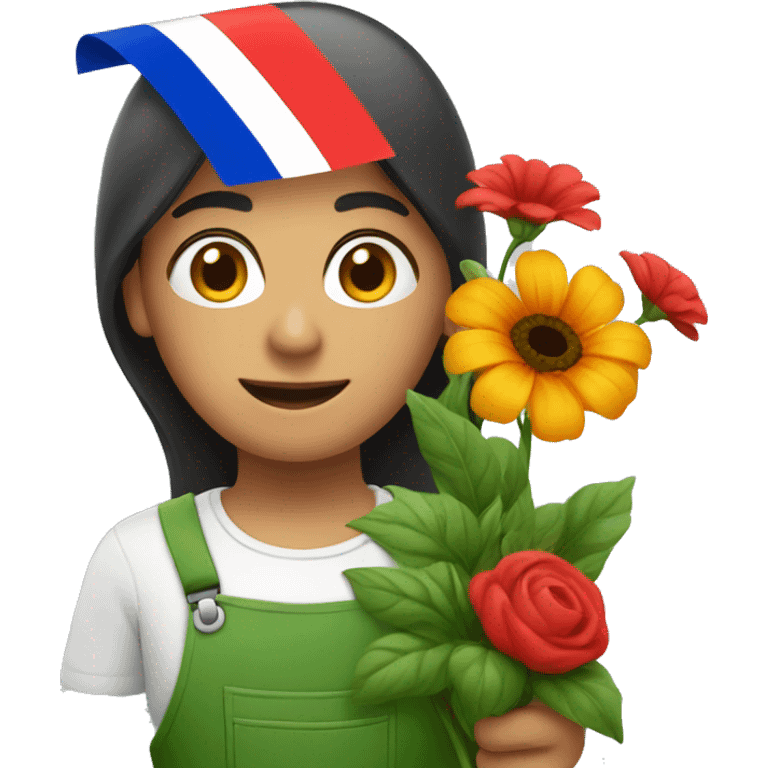 florist with armenian flag emoji