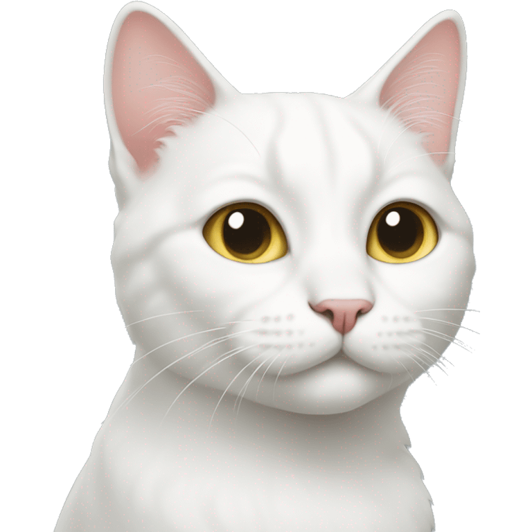 White cat emoji