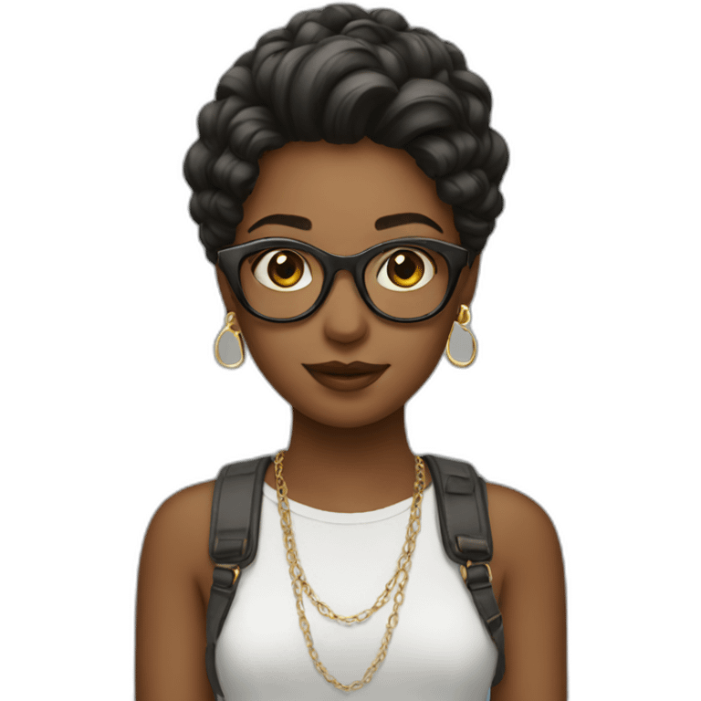 stylish girl emoji