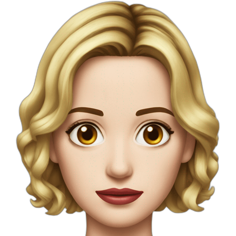 Emily Blunt serious emoji