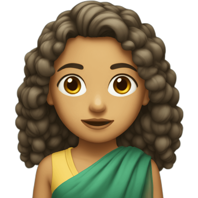 Uma cebola menina emoji