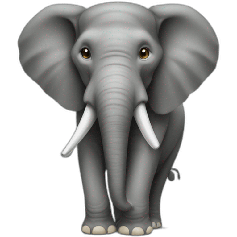 éléphant avec tête femme emoji