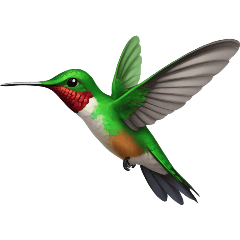 Hummingbird flying emoji