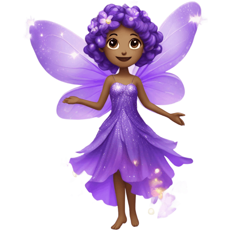 Purple fairy  emoji