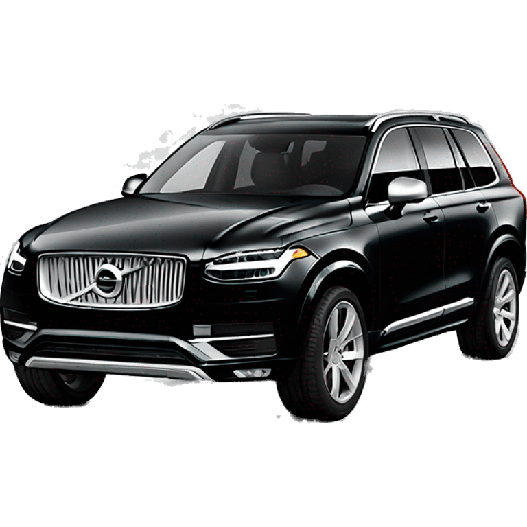 Black Volvo xc90 2024 emoji