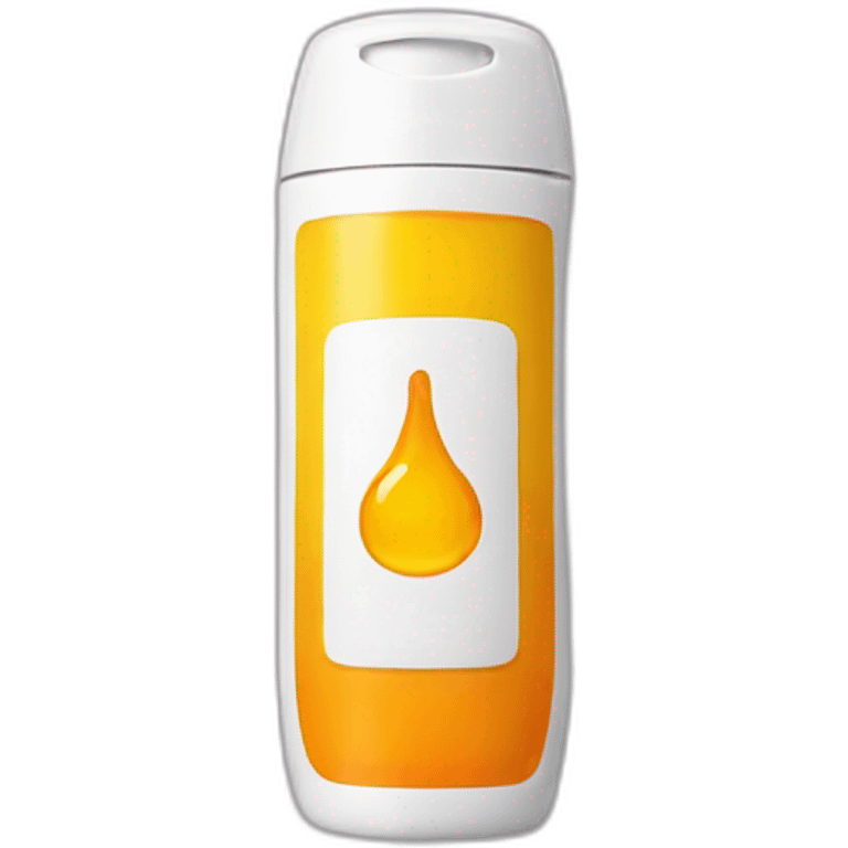 Sunscreen bottle emoji