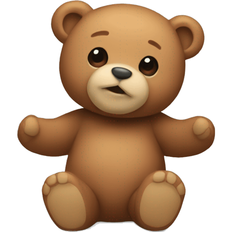 Teddy bear fall emoji