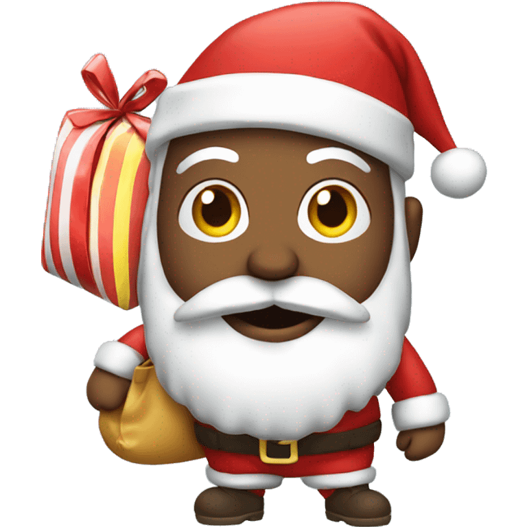 Santa with a bag of candy emoji