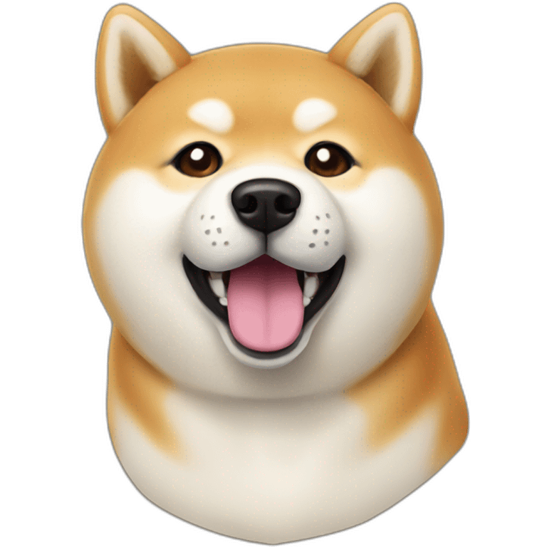 round Shiba Inu emoji