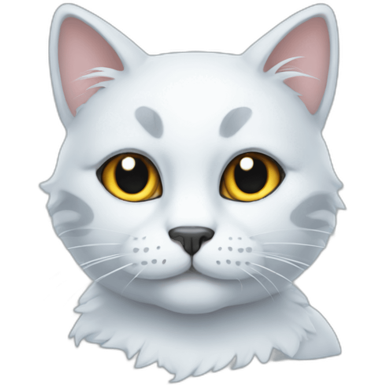 Frosty cat emoji