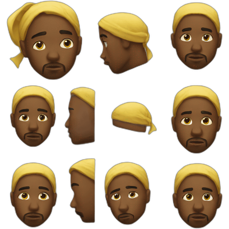 tupac sad emoji