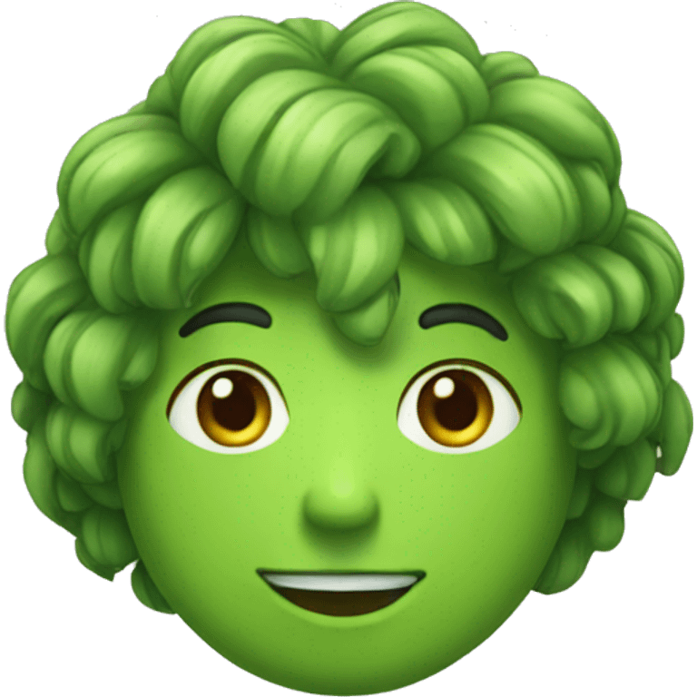 Corazon verde emoji