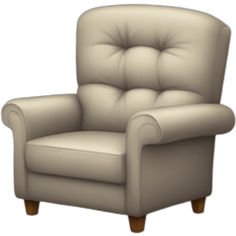 Uncomfortable couch emoji