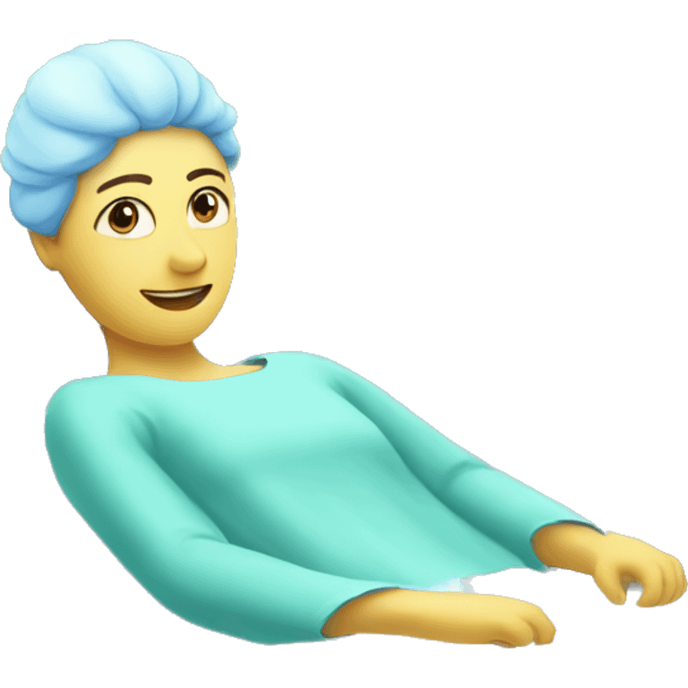 the patient is on the surgical table emoji