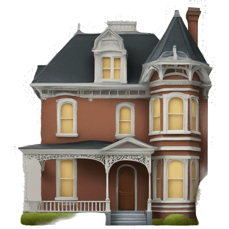 Victorian house  emoji