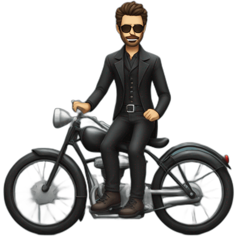 jesse custer's preacher on a bike emoji