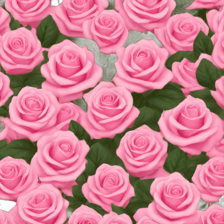 Pink roses  emoji