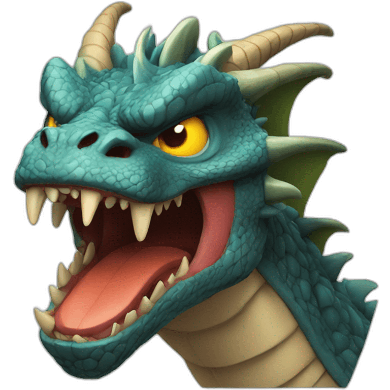 angry as hell dragon emoji