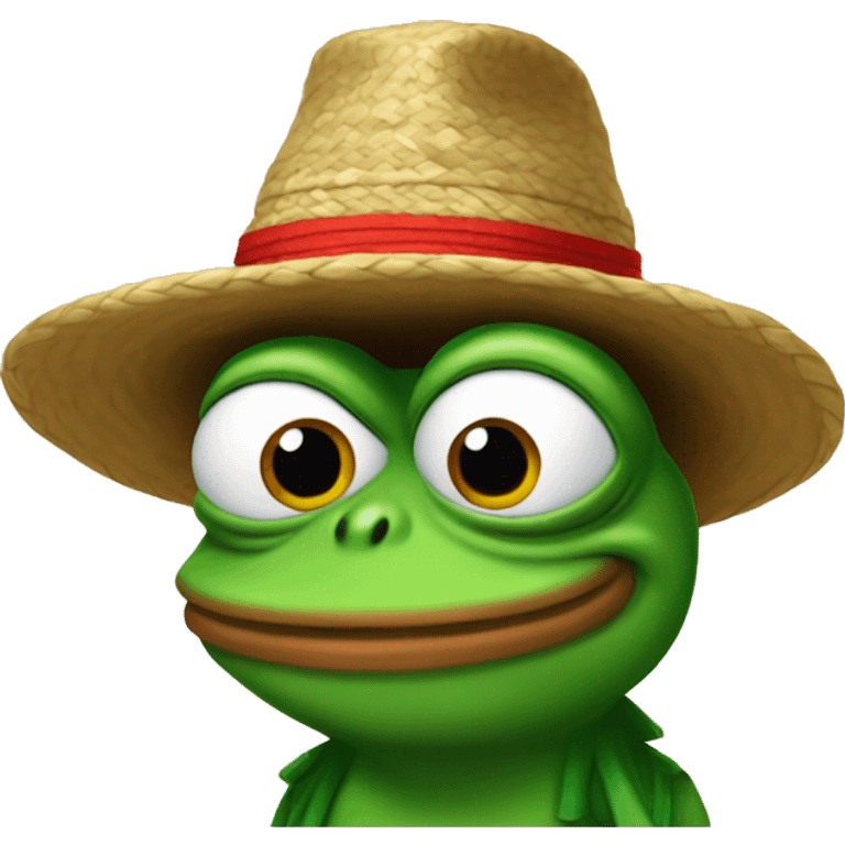 Pepe The Frog with a peruvian hat emoji