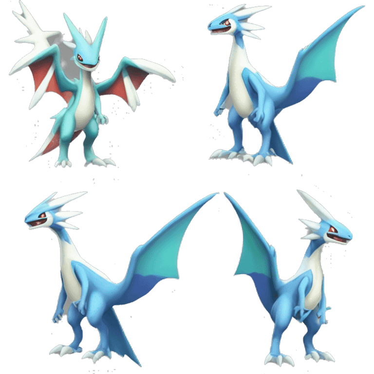  Latios-Silvally-Flygon-Fakémon Full Body emoji