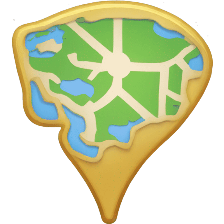 map pin business emoji