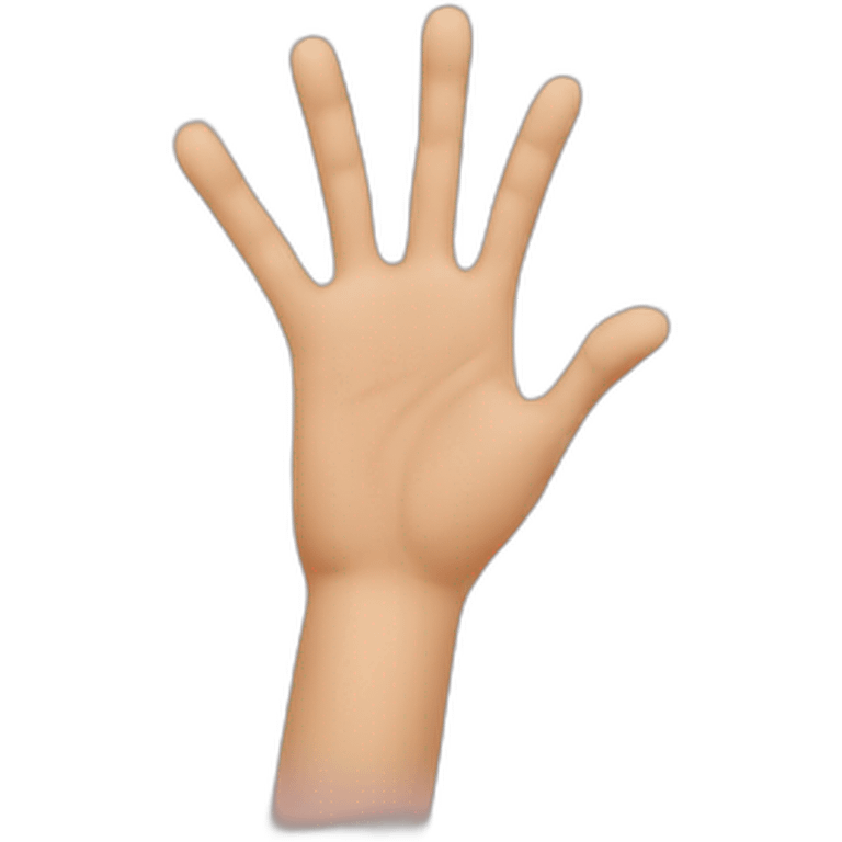 Hand flature emoji