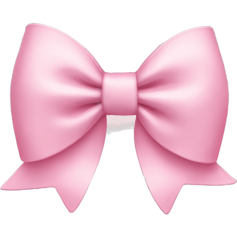 Light pink bow  emoji