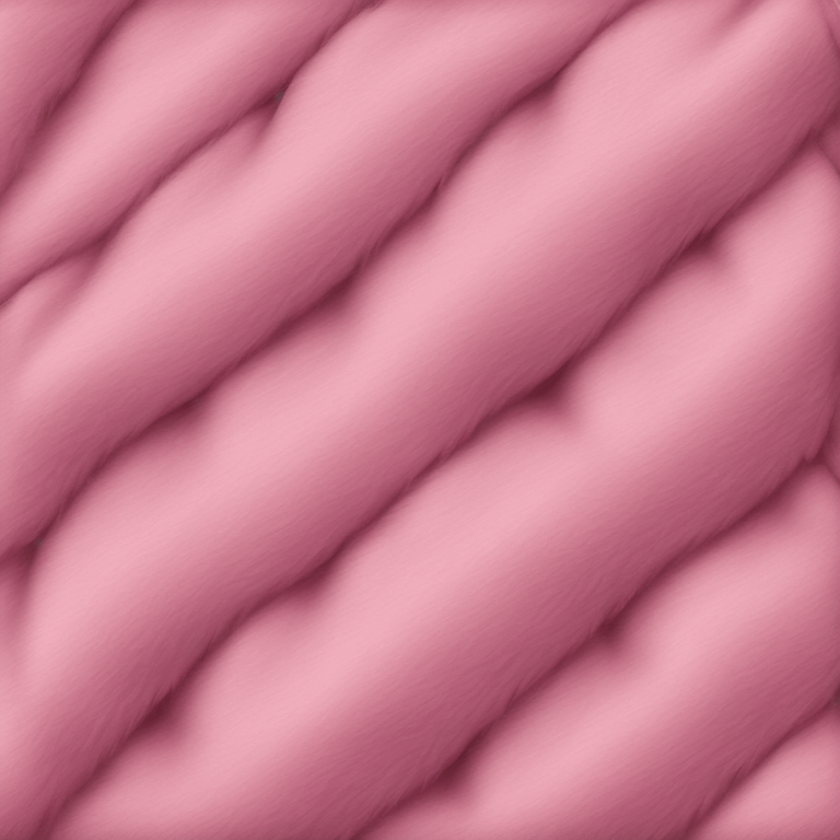 Fluffy pink folded blanket  emoji