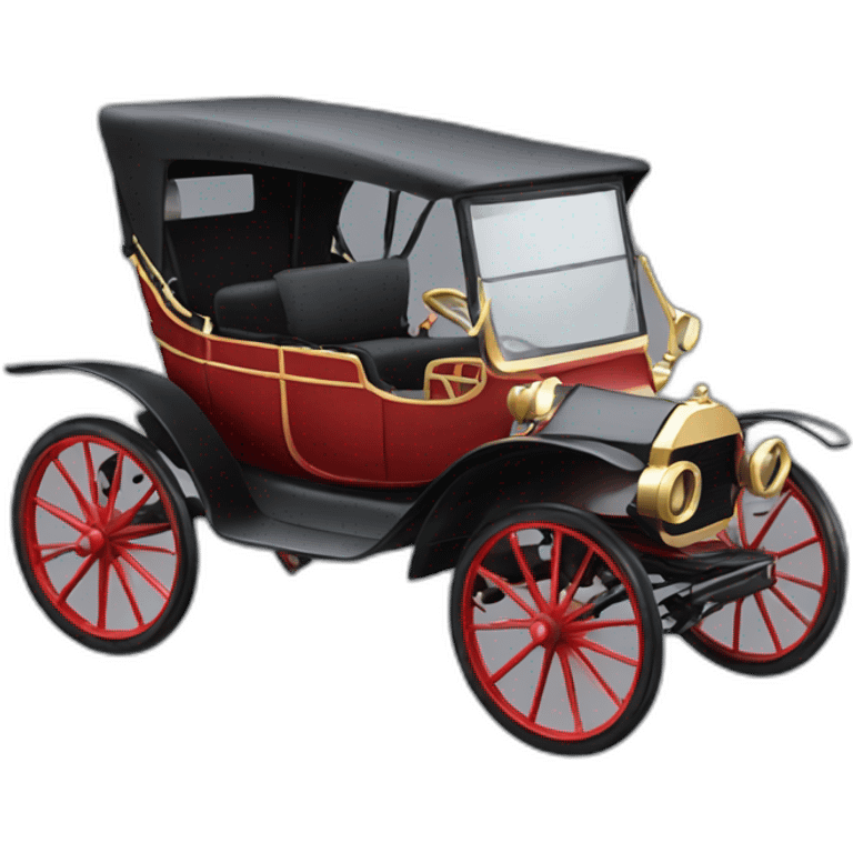 horseless carriage ev emoji