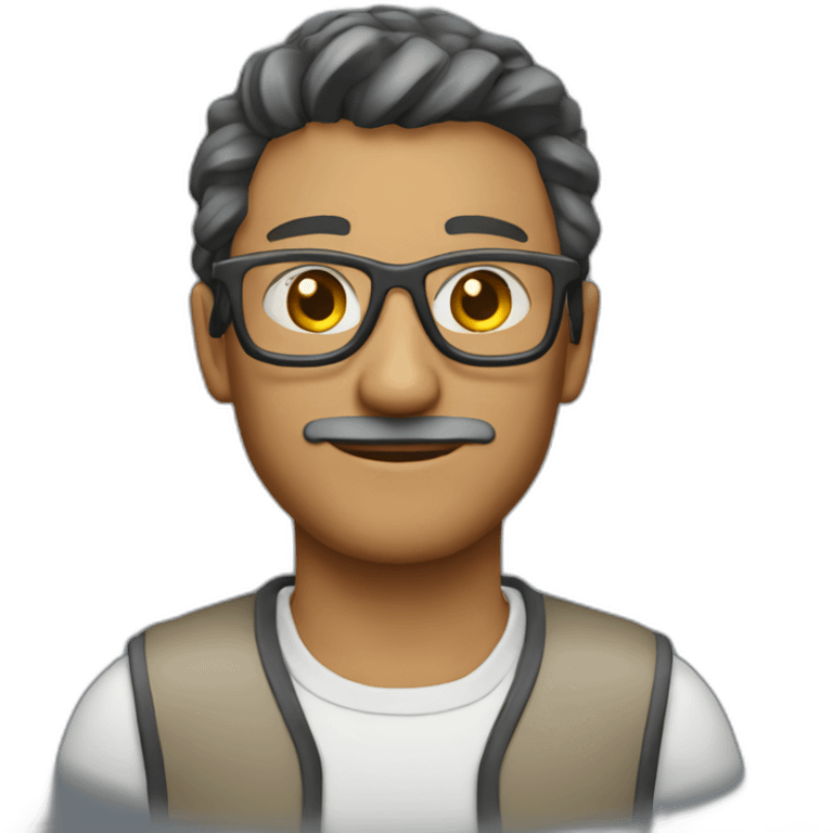 programmer middle aged emoji