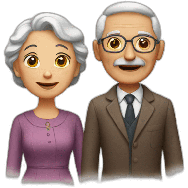 pareja de ancianos emoji