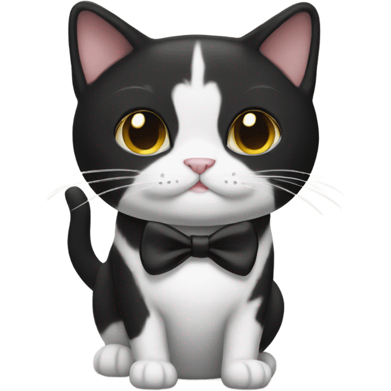 Tuxedo cat  emoji