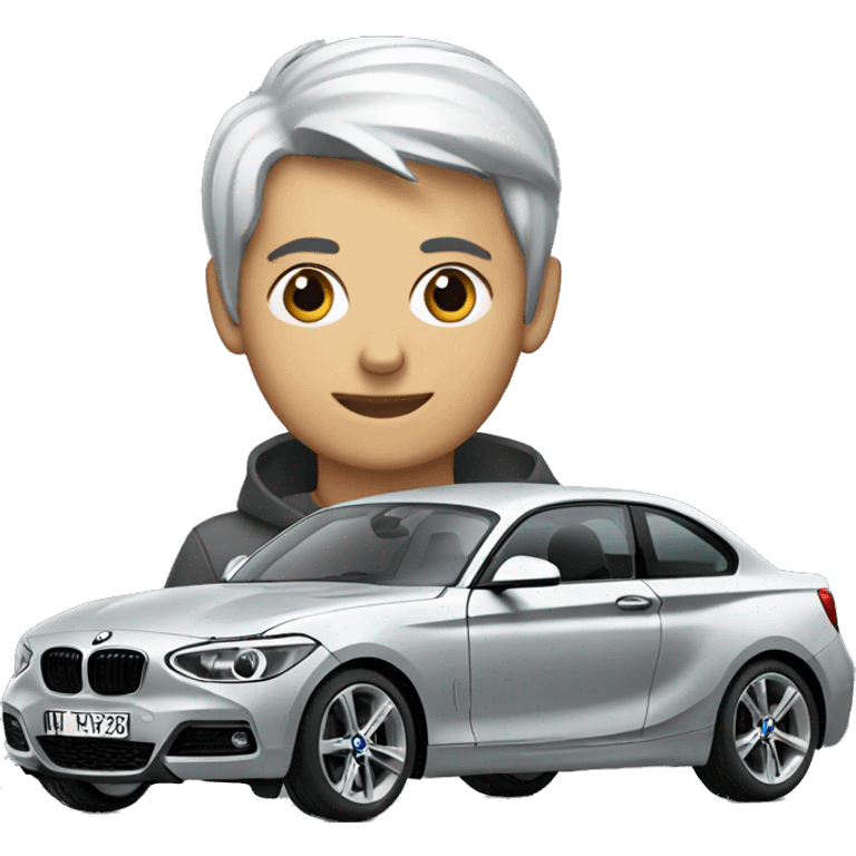 bmw 1 grey emoji