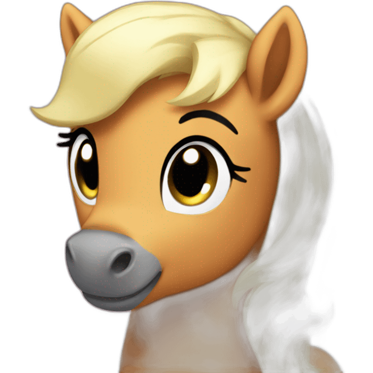 Pony in love  emoji