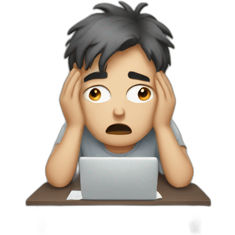 stressed-person emoji