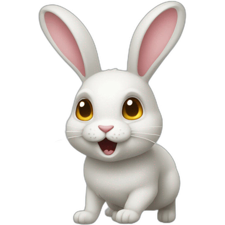 Lapin horreur emoji