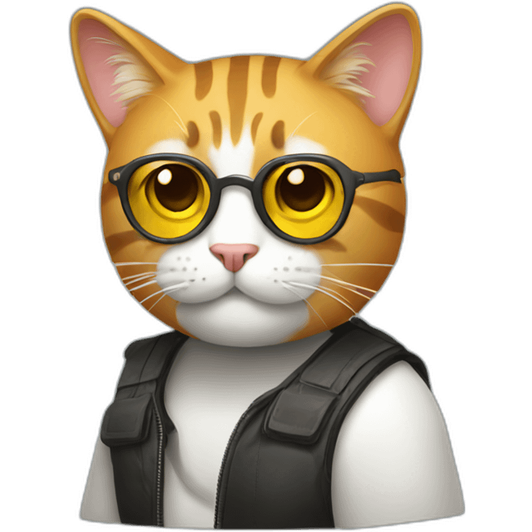 Cool cat emoji