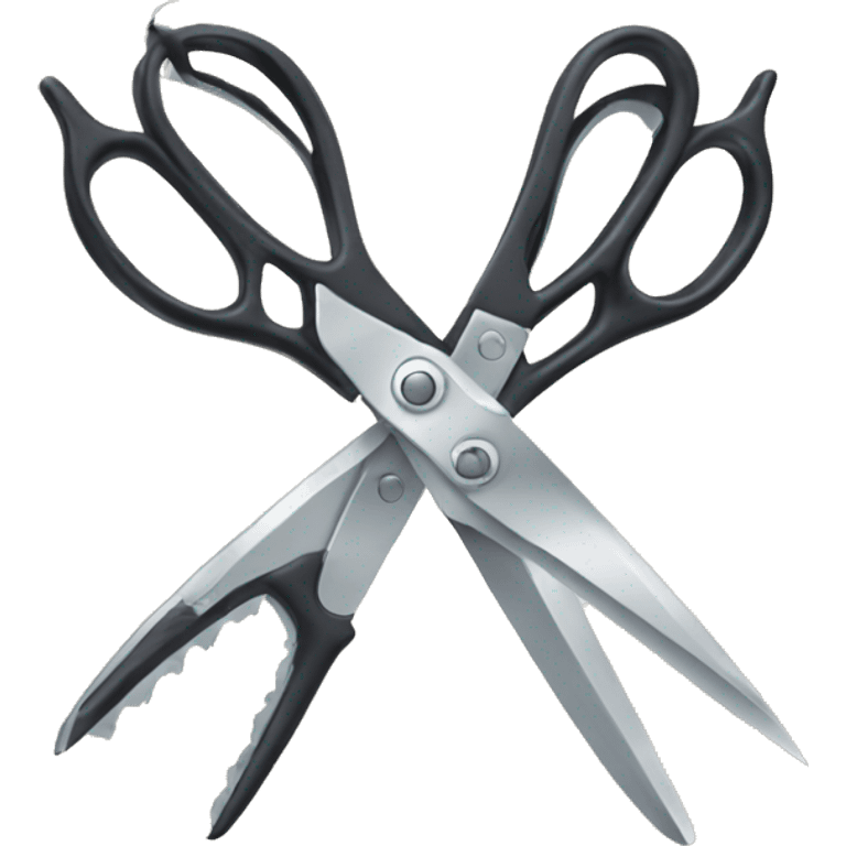 Scissors meeting scissors  emoji