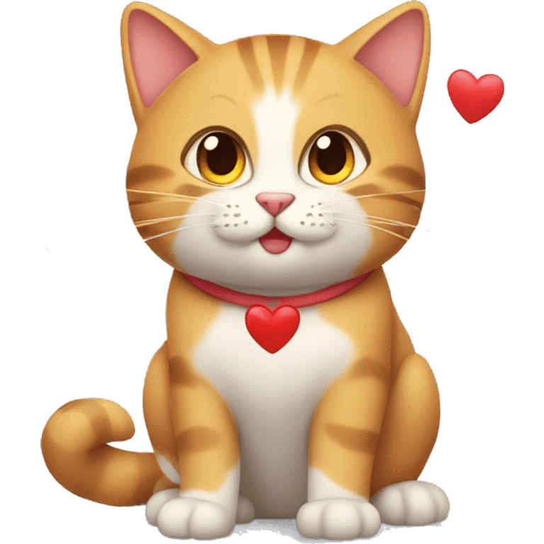 Gato con corazón  emoji