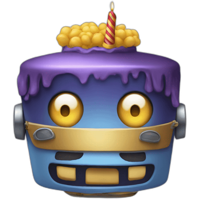 Birthday bot happy party emoji