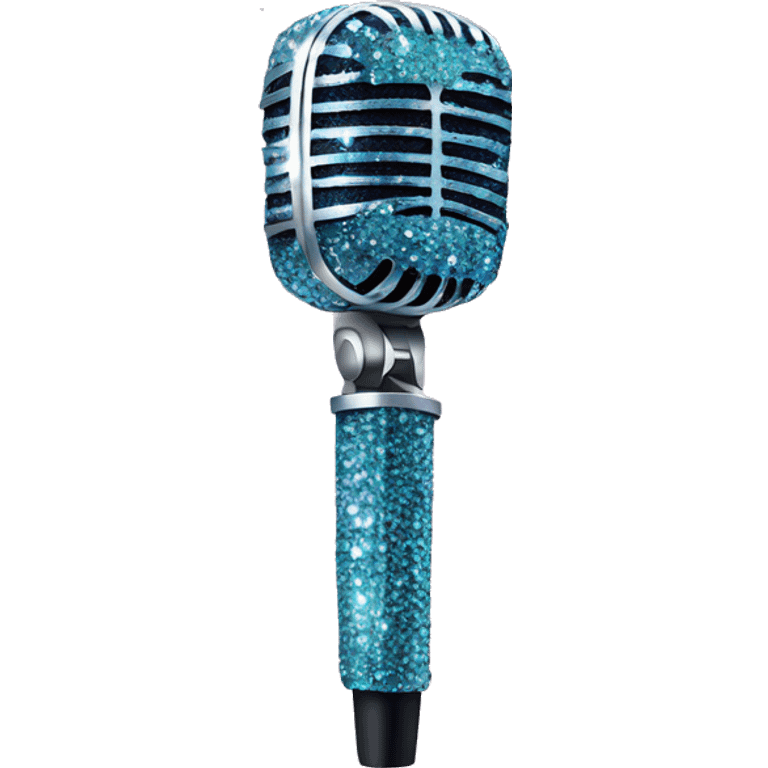 Sparkly microphone  emoji